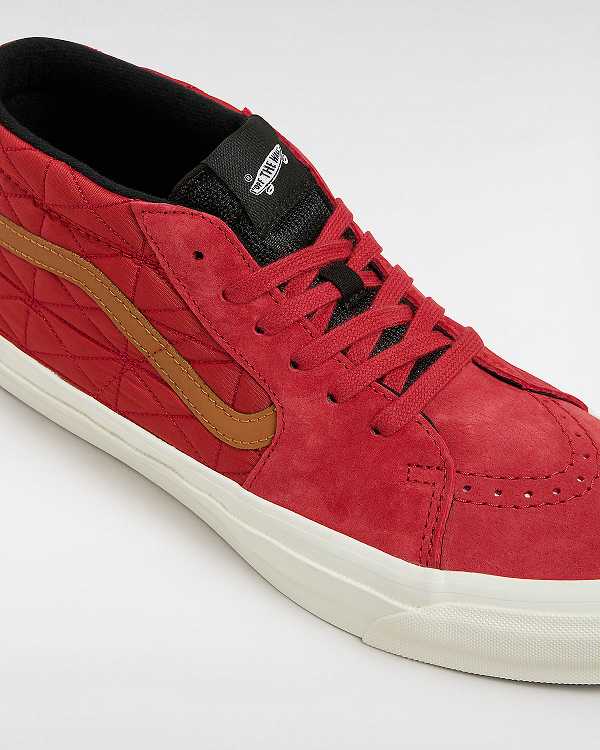 Red Men Vans Premium Sk8-Mid 83 Sneakers Canada | VN2679351