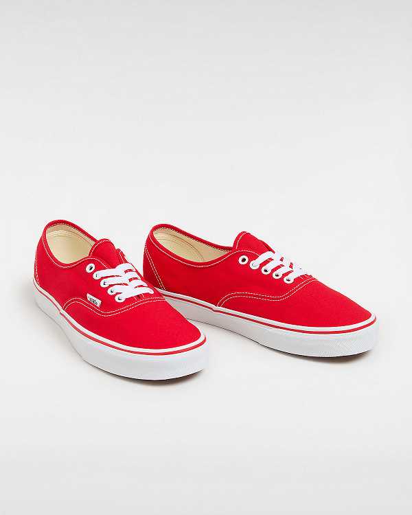 Red Women Vans Authentic Sneakers Canada | VN6017584