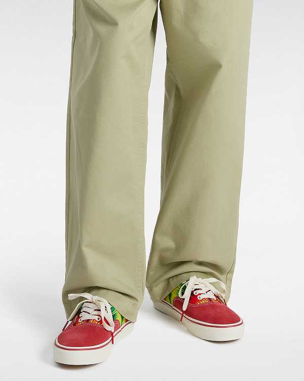 Red Women Vans Authentic Sneakers Canada | VN7836051