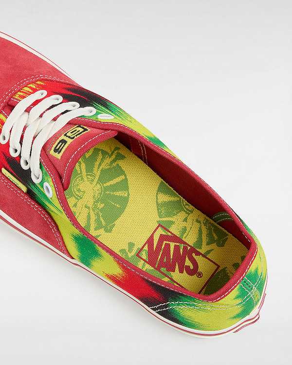 Red Women Vans Authentic Sneakers Canada | VN7836051