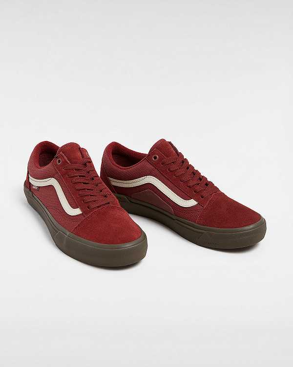 Red Women Vans BMX Style 114 Sneakers Canada | VN0185932