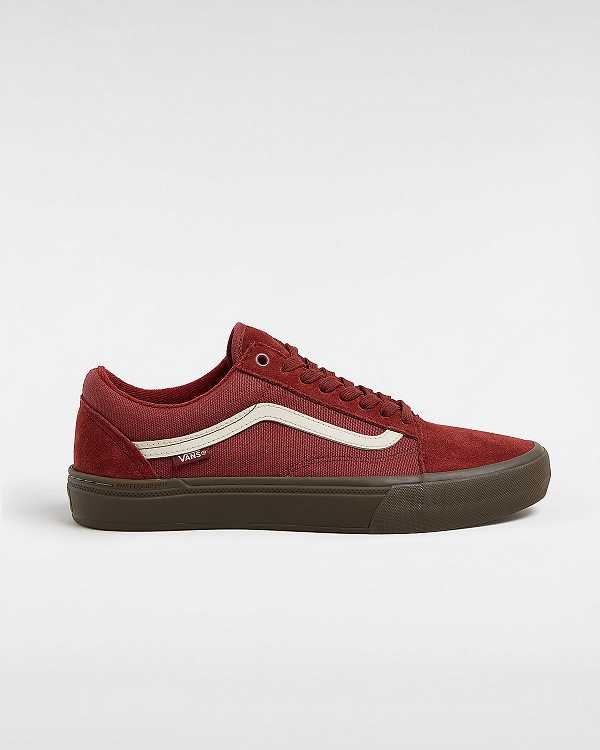 Red Women Vans BMX Style 114 Sneakers Canada | VN0185932