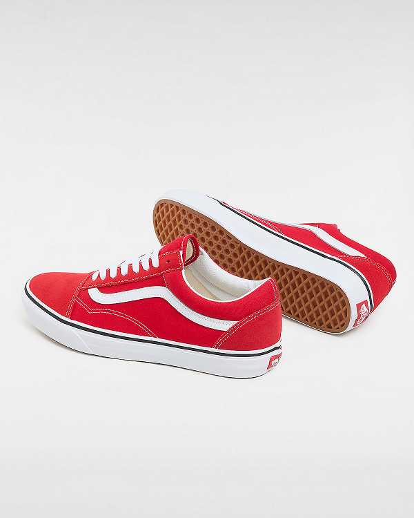 Red Women Vans Old Skool Skate Shoes Canada | VN7823691