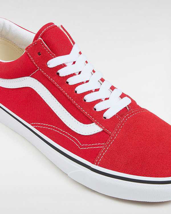 Red Women Vans Old Skool Skate Shoes Canada | VN7823691
