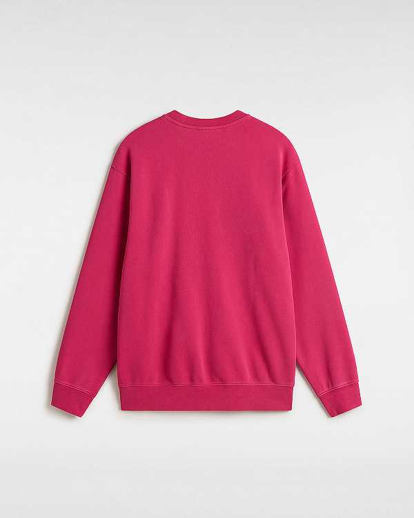 Red Women Vans Tell a Friend Crew Sweatshirt Canada | VN7540932