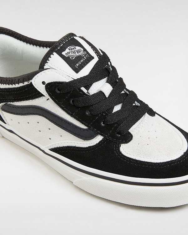White Kids' Vans Rowley Classic (8-14 Years) Sneakers Canada | VN4986701