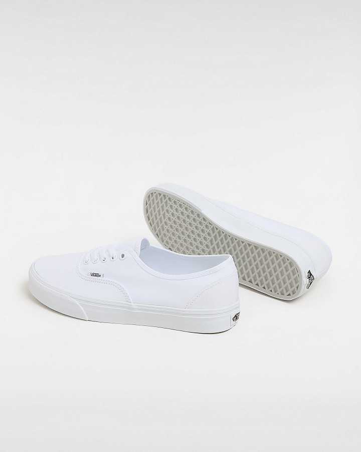 White Men Vans Authentic Sneakers Canada | VN9130458