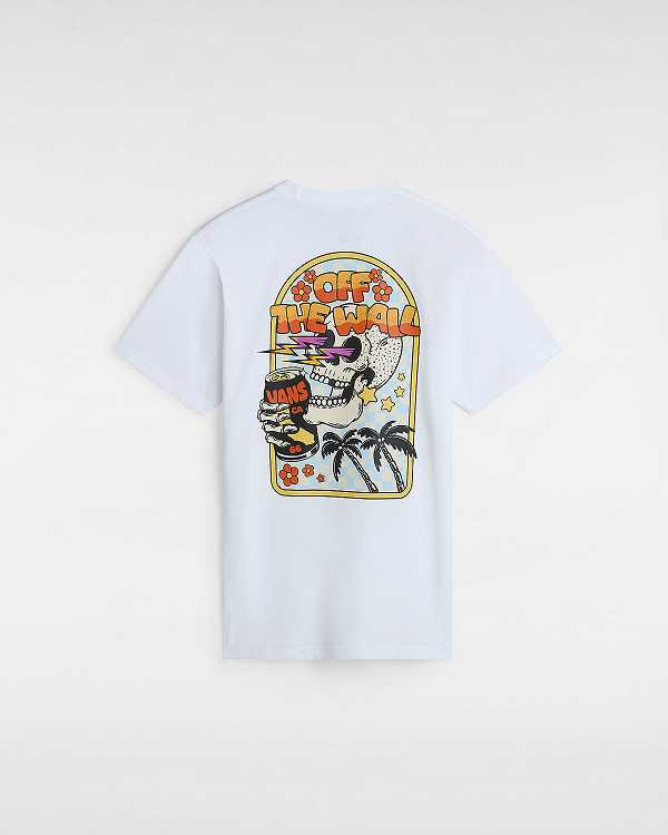 White Men Vans Bouya T Shirts Canada | VN2479860