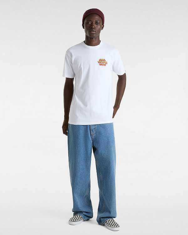 White Men Vans Bouya T Shirts Canada | VN2479860