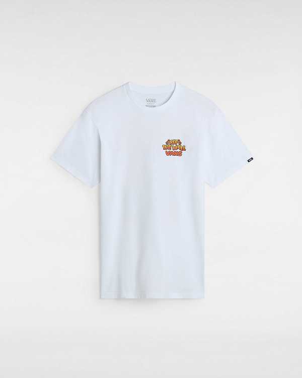 White Men Vans Bouya T Shirts Canada | VN2479860