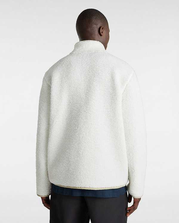 White Men Vans Boxed Sherpa Fleece Canada | VN4719502