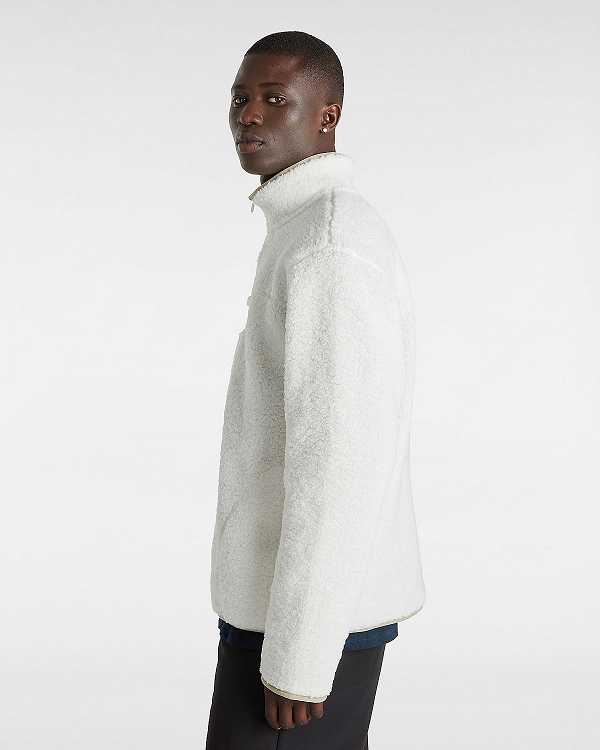 White Men Vans Boxed Sherpa Fleece Canada | VN4719502