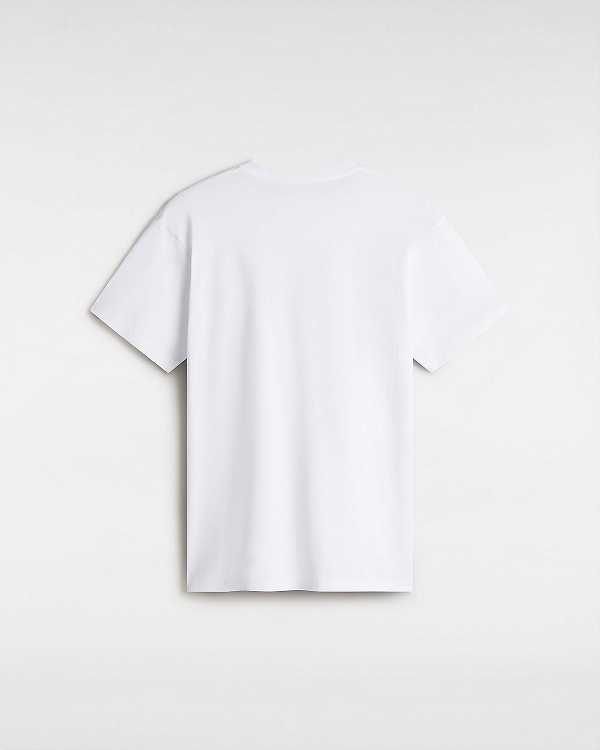 White Men Vans Classic T Shirts Canada | VN8350694