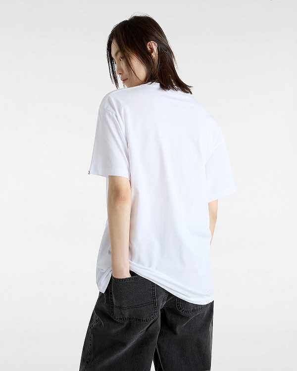 White Men Vans Classic T Shirts Canada | VN8350694