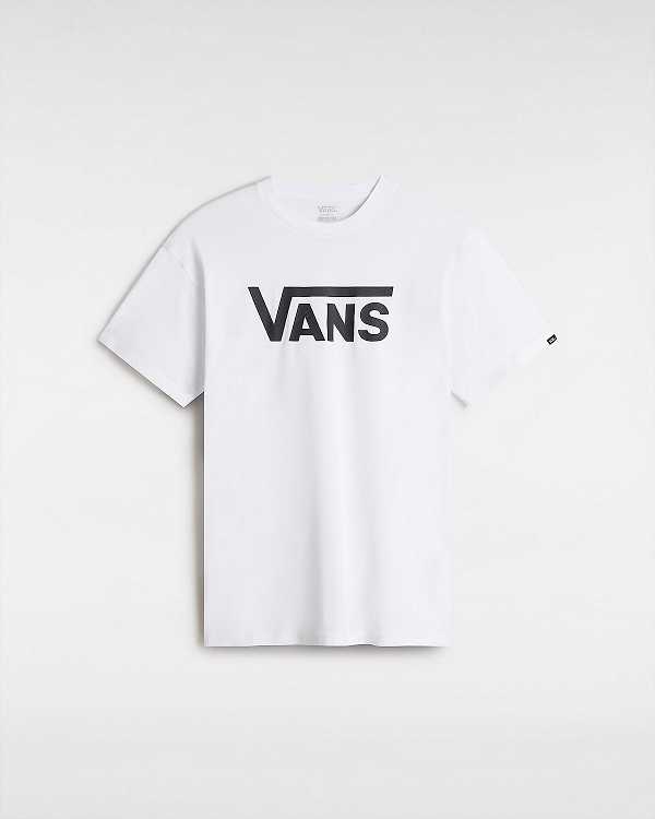 White Men Vans Classic T Shirts Canada | VN8350694
