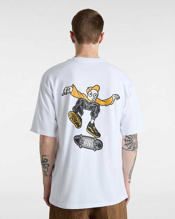 White Men Vans Flipside Loose T Shirts Canada | VN8762941