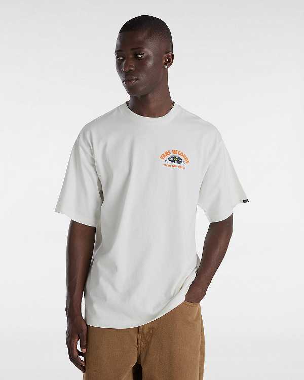 White Men Vans Keep the Rhythm Loose T Shirts Canada | VN1348506