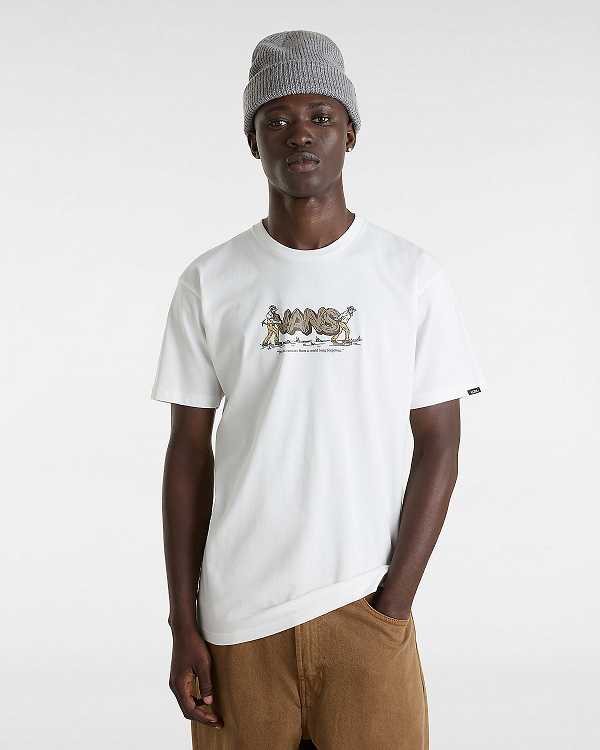 White Men Vans Last Remains T Shirts Canada | VN7902164