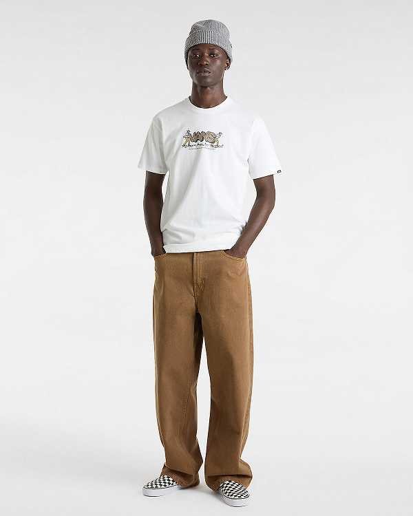 White Men Vans Last Remains T Shirts Canada | VN7902164