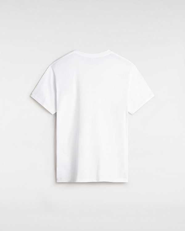 White Men Vans Left Chest Logo T Shirts Canada | VN3701462