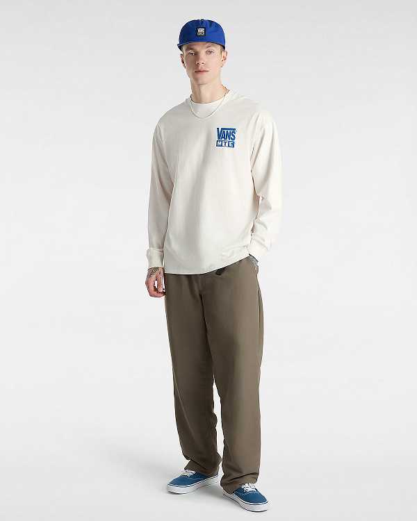 White Men Vans MTE Brain Storms Study Long Sleeve T Shirts Canada | VN5098643