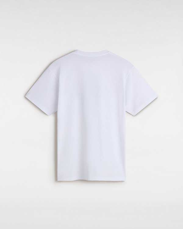 White Men Vans OTW Classic Front T Shirts Canada | VN3514802