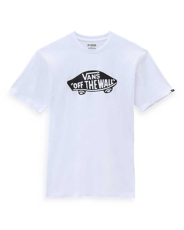 White Men Vans OTW Classic Front T Shirts Canada | VN3514802