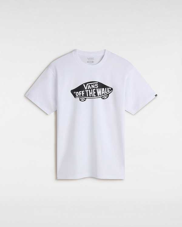 White Men Vans OTW Classic Front T Shirts Canada | VN3514802