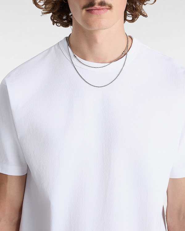 White Men Vans Off The Wall II T Shirts Canada | VN8769501