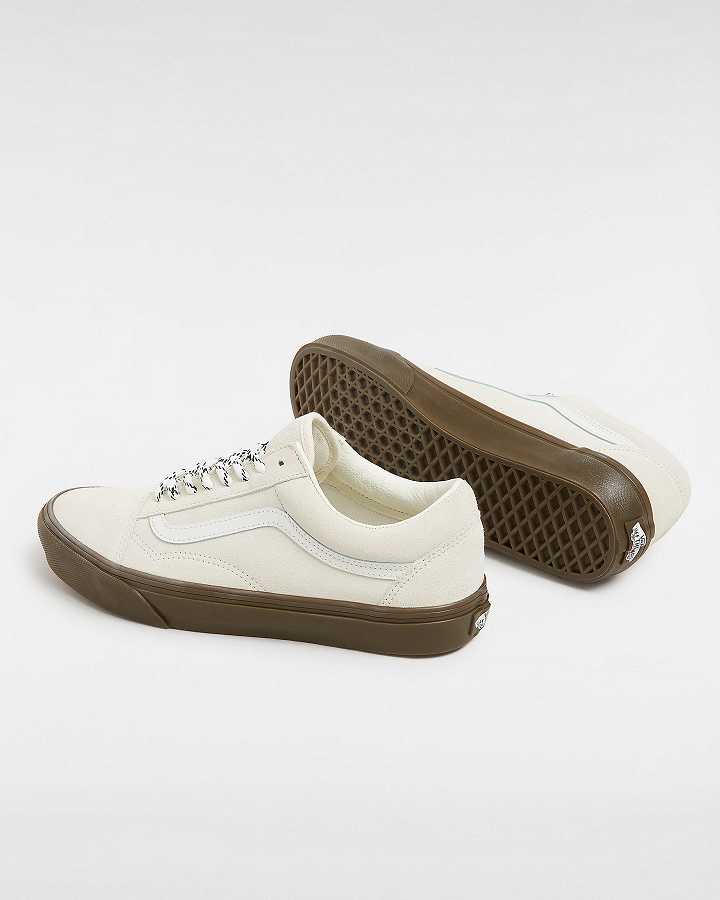 White Men Vans Old Skool Hairy Suede Sneakers Canada | VN6279580