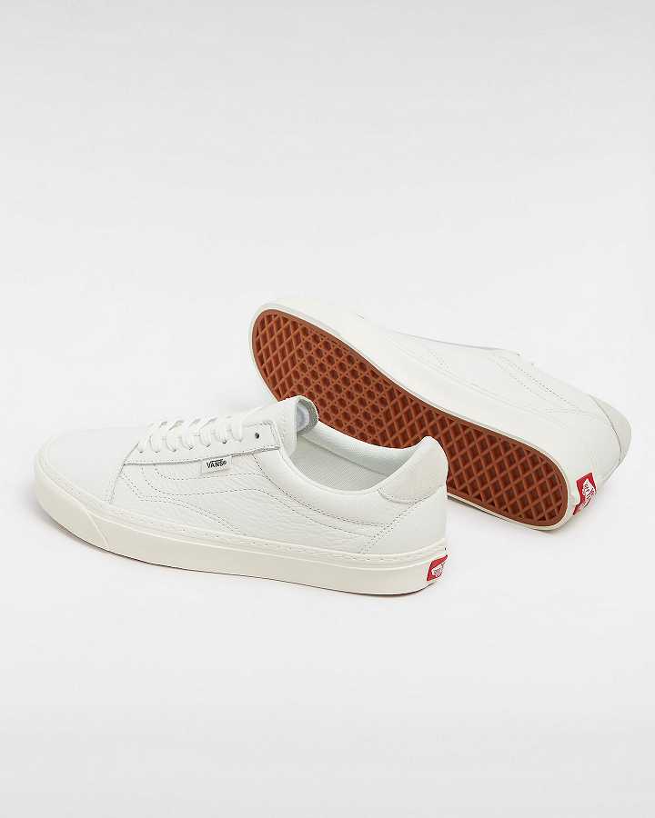 White Men Vans Old Skool Lux Sneakers Canada | VN9607831