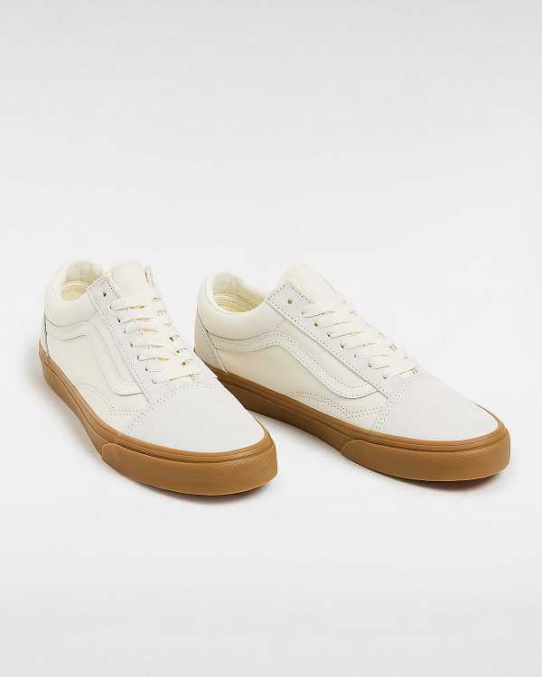 White Men Vans Old Skool Sneakers Canada | VN3840751