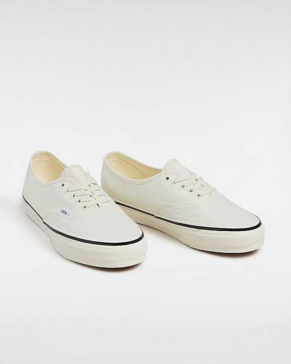 White Men Vans Premium Authentic 44 Duck Canvas Shoes Canada | VN0253961