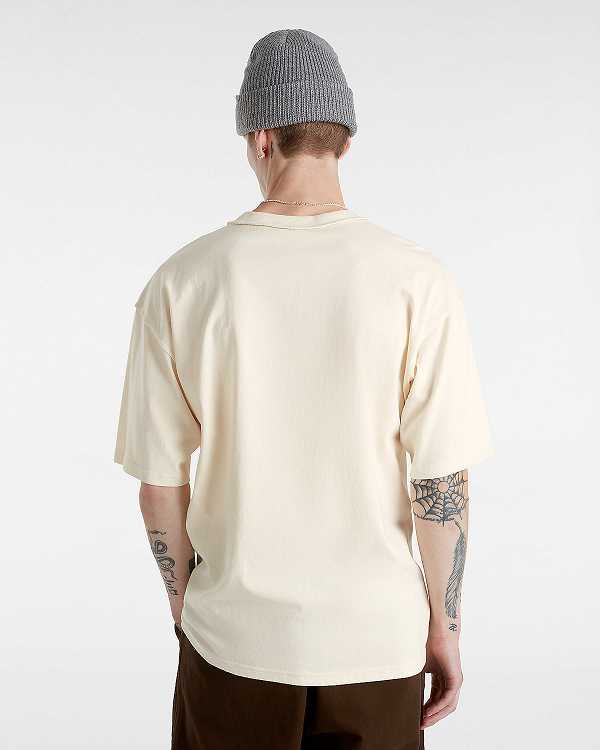 White Men Vans Premium Clash Short Sleeve T Shirts Canada | VN1792834