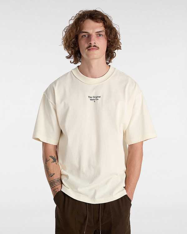 White Men Vans Premium Original Salton Short Sleeve T Shirts Canada | VN5094817
