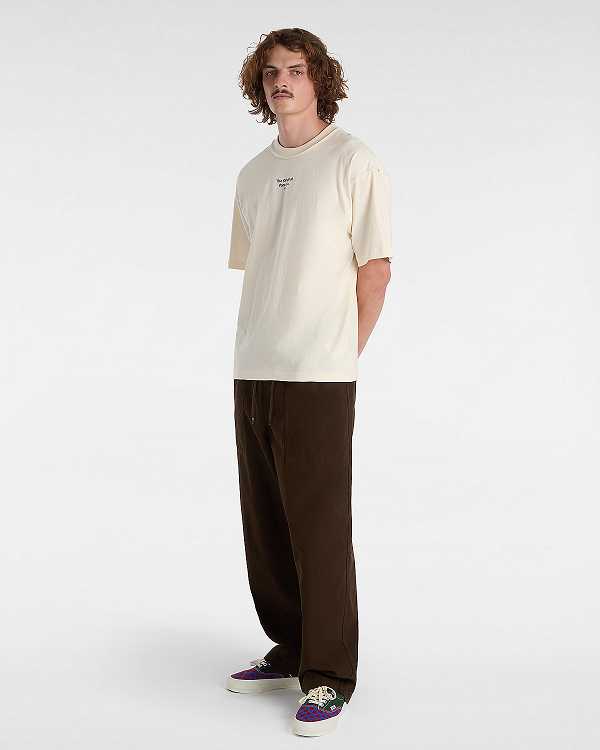White Men Vans Premium Original Salton Short Sleeve T Shirts Canada | VN5094817