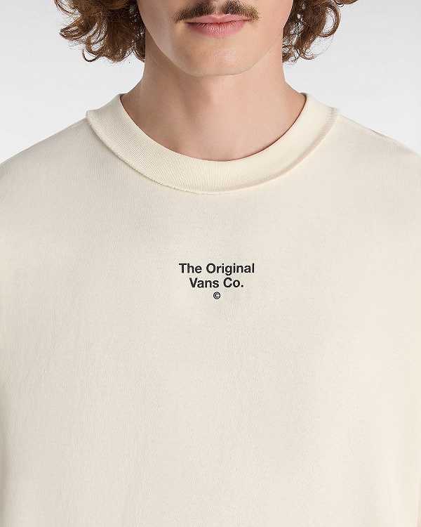 White Men Vans Premium Original Salton Short Sleeve T Shirts Canada | VN5094817