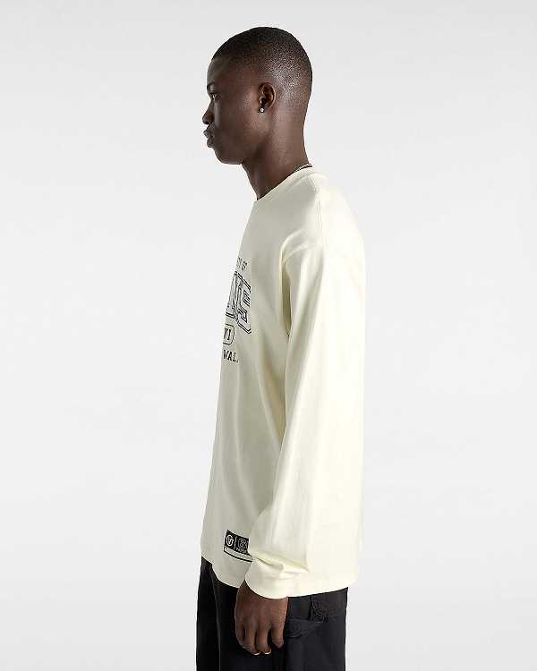White Men Vans Property Of Long Sleeve T Shirts Canada | VN2756908