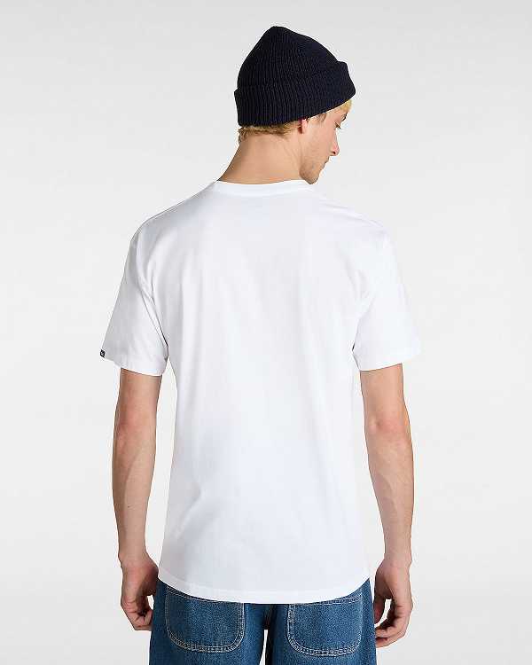 White Men Vans Read the Room T Shirts Canada | VN5368709