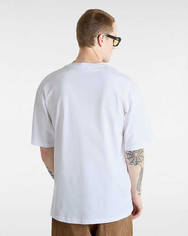 White Men Vans Retro V T Shirts Canada | VN2648307