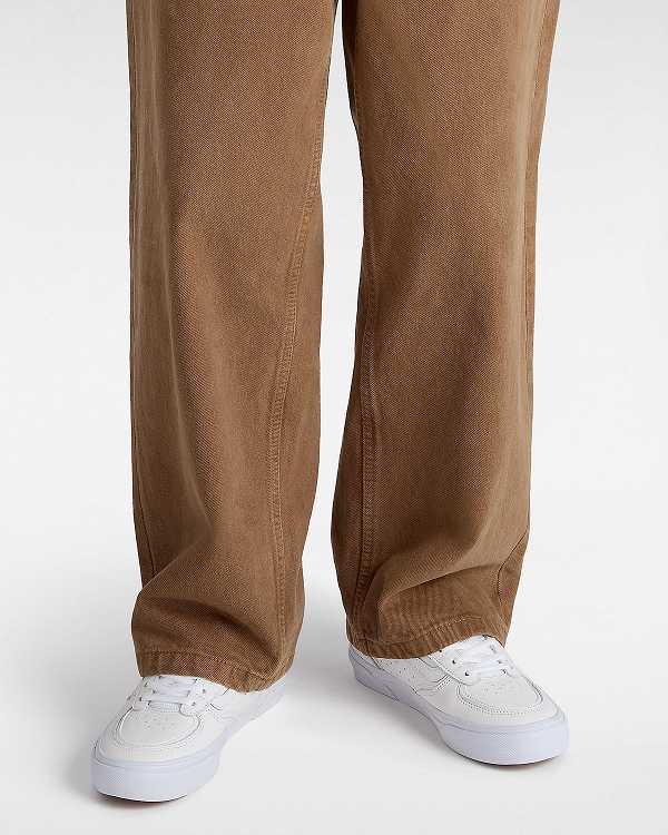 White Men Vans Rowley Leather Skate Shoes Canada | VN2108493
