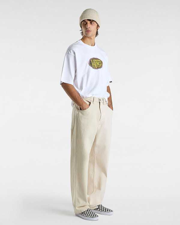 White Men Vans Scribblex T Shirts Canada | VN3687920