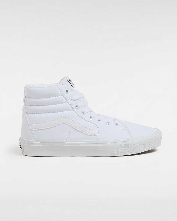 White Men Vans Sk8-Hi Sneakers Canada | VN2197830
