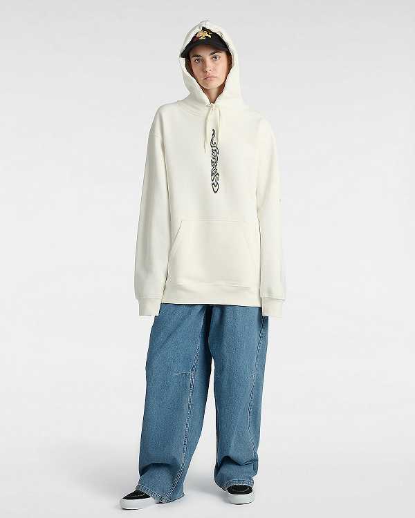 White Men Vans Skate Blurb Hoodie Canada | VN2980153