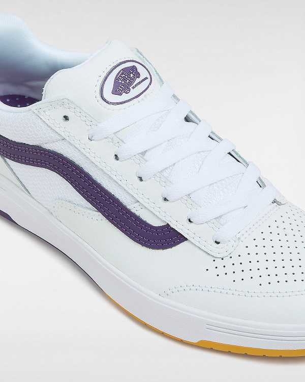 White Men Vans Skate Zahba Athletic Shoes Canada | VN9246017