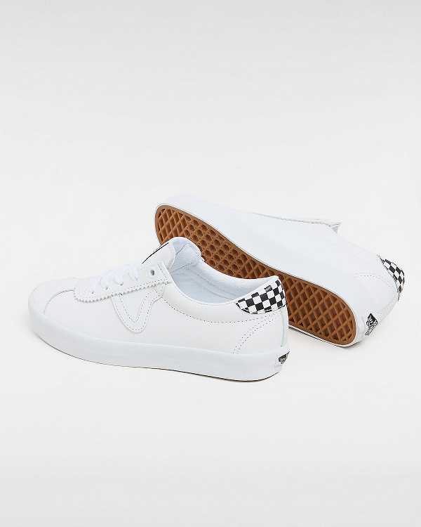 White Men Vans Sport Low Sneakers Canada | VN0218674