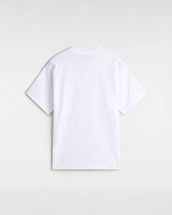 White Men Vans Tell a Friend T Shirts Canada | VN1954023