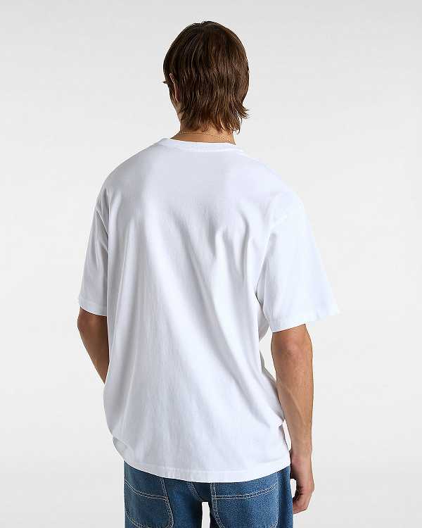 White Men Vans Tell a Friend T Shirts Canada | VN1954023