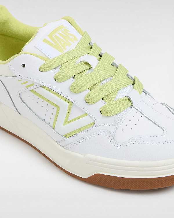 White Men Vans Upland Vintage Leather Sneakers Canada | VN8146237
