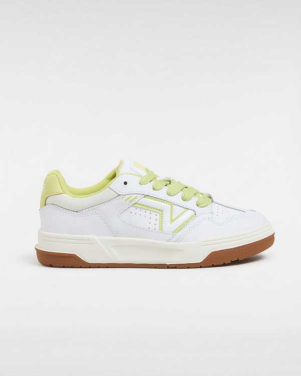 White Men Vans Upland Vintage Leather Sneakers Canada | VN8146237